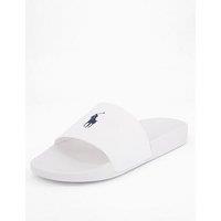 Polo Ralph Lauren Pool Sliders - White