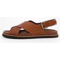 Polo Ralph Lauren Zane Leather Sandals - Brown
