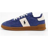 Polo Ralph Lauren Heritage Area Pp Suede Trainers - Navy