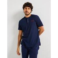 Polo Ralph Lauren Loungewear Henley T-Shirt - Navy