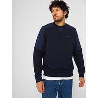 Ps Paul Smith Regular Fit Crew Neck Sweatshirt - Blue