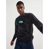 Ps Paul Smith Crew Neck Logo Sweatshirt - Blue