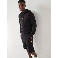Versace Jeans Couture Metal Placket Hoodie - Black