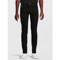 Versace Jeans Couture Slim Fit 5 Pocket Trousers - Black