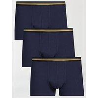 Ps Paul Smith Men'S 3 Pack Trunks - Blue