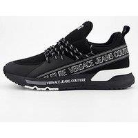 Versace Jeans Couture Lace Up Trainers - Black