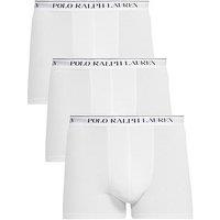 Polo Ralph Lauren 3 Pack Logo Trunks - White