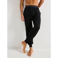 Polo Ralph Lauren Cuffed Jogger Loungewear Pants - Black