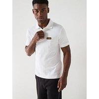 Versace Jeans Couture Placket Polo Shirt - White