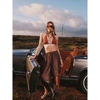 River Island Printed Beach Trousers - Brown