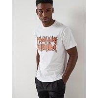 Versace Jeans Couture Graphic Print Logo T-Shirt - White