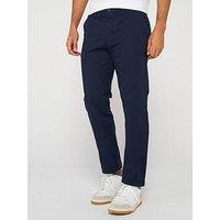 Ps Paul Smith Mid Fit Zebra Logo Clean Chinos - Blue