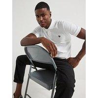 Ps Paul Smith Regular Fit Short Sleeve Zebra Logo Polo Shirt - White