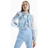 River Island Printed Western Shirt - Blue