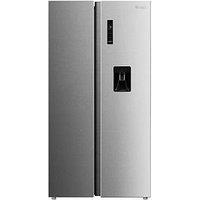 Swan Sr750170I 90Cm Wide Total No Frost American Style Fridge Freezer - Inox