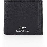 Polo Ralph Lauren Bi Fold Wallet With Coin Holder - Black
