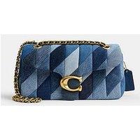 Coach Quilted Patchwork Denim Tabby Shoulder Bag 20