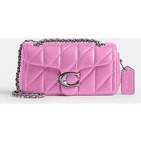 Coach Quilted Tabby Shoulder Bag 20 With Chain - Pink