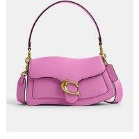 Coach Glovetanned Leather Twisted Tabby Shoulder Bag - Pink