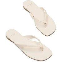 Kate Spade New York Flower Flip Flop Sandals - Cream