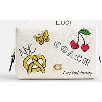 Coach Sketch Print Essential Cosmetic Pouch - Cream