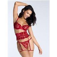Boux Avenue Rosetta Balconette Bra - Dark Red