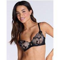 Boux Avenue Rosalinda Plunge Bra - Black Mix