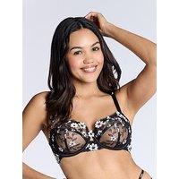 Boux Avenue Eladie Balconette Bra - Black & White