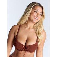 Boux Avenue Mirada Balconette Bikini Top - Rust