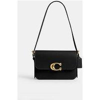 Coach Refined Calf Leather Sage Shoulder Bag - Black