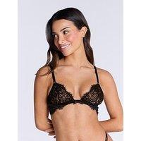 Boux Avenue Irina Lace Triangle Bralette - Black