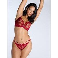 Boux Avenue Romanza Balconette Bra - Dark Red