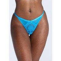Boux Avenue Gracey Thong - Bluebell - Blue