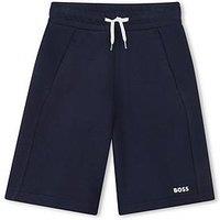 Boss Boys Logo Jog Shorts - Navy