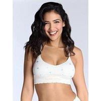 Boux Avenue Floral Embroidered Bralette - Ivory Mix