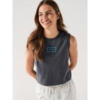 P.E Nation Womens Training Rooftop Tank - Grey