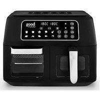 Good Food By Tower Gf17015 10L Dual Sided Oven & Basket Air Fryer, 2400W - Black