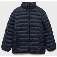 Mango Boys Padded Coat - Navy