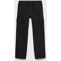 Mango Boys Cargo Trousers - Black