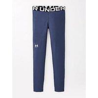 Under Armour Junior Girls Training Heatgear Tights - Grey
