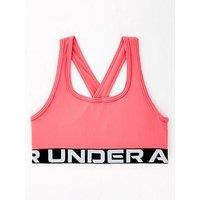 Under Armour Junior Girls Training Crossback Sports Bra - Pink