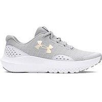 Under Armour Junior Girls Surge 4 Trainers - Grey