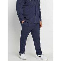 Badrhino Textured Jersey Joggers - Blue