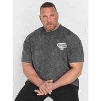 Badrhino Big & Tall Ironrhino Training Dept T-Shirt - Grey