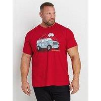 Badrhino Mountain Jeep T-Shirt - Red