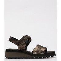 Fly London Haly Chunky Sandal - Black
