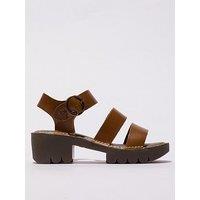 Fly London Egly Buckle Sandal - Brown