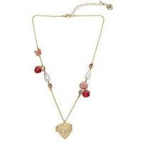 Betsey Johnson Sweetheart Locket Pendant Necklace