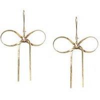 Betsey Johnson Statement Bow Dangle Earrings