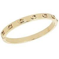 Coach Signature C Hinged Bangle Bracelet
